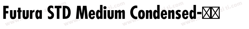 Futura STD Medium Condensed字体转换
